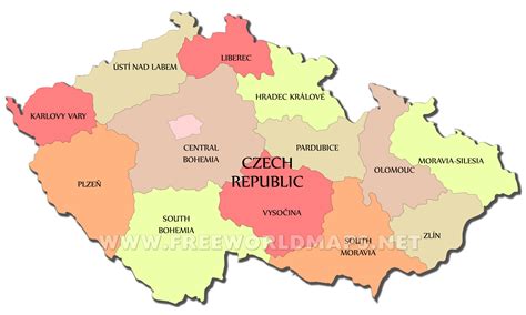 cities and town in czech republic|Czech Republic: Regions, Districts, Cities, Towns, .